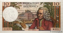 10 Francs VOLTAIRE FRANCE  1966 F.62.19