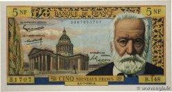5 Nouveaux Francs VICTOR HUGO FRANCE  1965 F.56.19