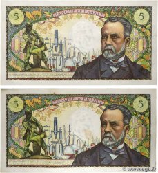 5 Francs PASTEUR Consécutifs FRANCE  1966 F.61.04 VF+