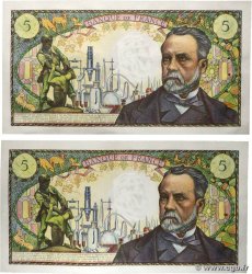 5 Francs PASTEUR Consécutifs FRANCIA  1966 F.61.04 q.SPL