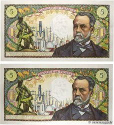 5 Francs PASTEUR Consécutifs FRANKREICH  1966 F.61.04 fVZ