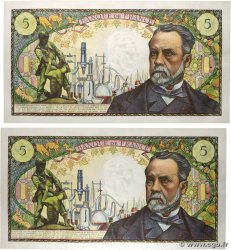 5 Francs PASTEUR Consécutifs FRANCE  1966 F.61.04 TTB+