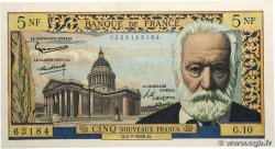 5 Nouveaux Francs VICTOR HUGO FRANCE  1959 F.56.02