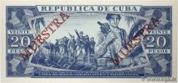 20 Pesos Spécimen CUBA  1987 P.105d UNC