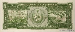 5 Pesos KUBA  1958 P.091a ST