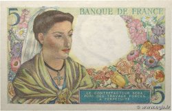 5 Francs BERGER FRANCE  1943 F.05.01 UNC-