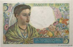 5 Francs BERGER FRANCE  1943 F.05.02 SPL