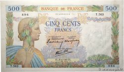 500 Francs LA PAIX FRANCE  1940 F.32.03
