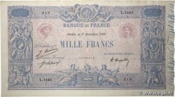 1000 Francs BLEU ET ROSE FRANCE 1920 F.36.35