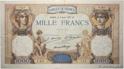 1000 Francs CÉRÈS ET MERCURE FRANCIA  1927 F.37.01