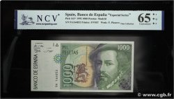 1000 Pesetas Remplacement SPANIEN  1992 P.163r ST