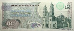 10 Pesos MEXICO  1970 P.063c MBC+