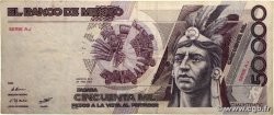 50000 Pesos MEXIQUE  1987 P.093a TB+