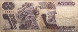 50000 Pesos MEXICO  1990 P.093b S