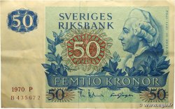 50 Kronor SUÈDE  1970 P.53ar