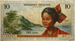 10 Francs FRENCH ANTILLES  1960 P.08b