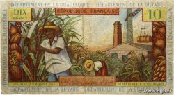 10 Francs FRENCH ANTILLES  1960 P.08b VG