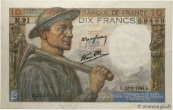 10 Francs MINEUR FRANCE  1944 F.08.12