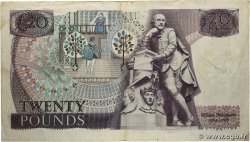 20 Pounds ENGLAND  1970 P.380b F