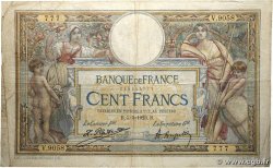 100 Francs LUC OLIVIER MERSON sans LOM Numéro spécial FRANCE  1923 F.23.16