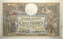 100 Francs LUC OLIVIER MERSON grands cartouches FRANCE  1924 F.24.02