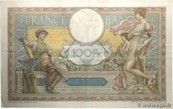 100 Francs LUC OLIVIER MERSON grands cartouches FRANCE  1924 F.24.02 F+