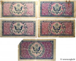 5 à 50 Cents et 1 Dollar Lot UNITED STATES OF AMERICA  1951 P.M022 à P.M026 VG