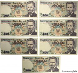 200 Zlotych Lot POLAND  1988 P.144c