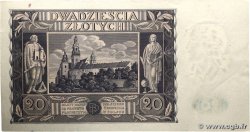 20 Zlotych POLAND  1936 P.077 XF+