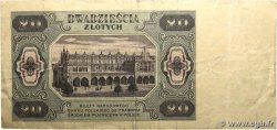 20 Zlotych POLAND  1948 P.137 F