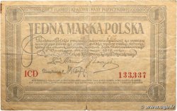 1 Marka POLAND  1919 P.019