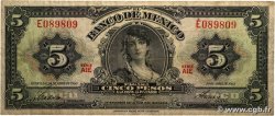 5 Pesos MEXICO  1963 P.060h