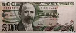 500 Pesos MEXIQUE  1981 P.075a
