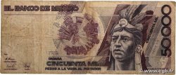 50000 Pesos MEXICO  1990 P.093b