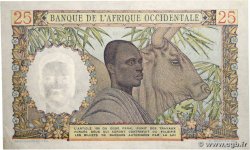 25 Francs FRENCH WEST AFRICA  1943 P.38 fST