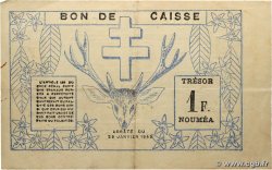 1 Franc NEW CALEDONIA  1943 P.55b VF+