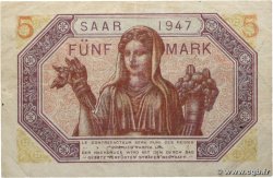 5 Mark SARRE FRANCE  1947 VF.46.01 TB+