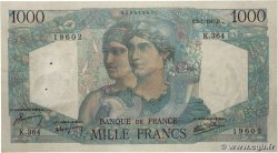 1000 Francs MINERVE ET HERCULE FRANCE  1947 F.41.18