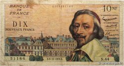 10 Nouveaux Francs RICHELIEU FRANCE  1959 F.57.04