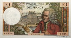 10 Francs VOLTAIRE FRANCE  1972 F.62.59
