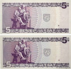 5 Litai Lot LITAUEN  1993 P.55a fST+