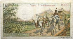 1000 Francs - 200 Ariary MADAGASCAR  1966 P.059a B