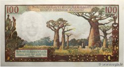 100 Francs - 20 Ariary MADAGASCAR  1966 P.057a XF