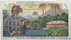 5 Francs Bougainville SAINT PIERRE AND MIQUELON  1946 P.22 UNC-