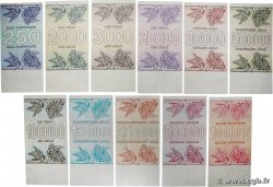 250 au 1000000 Kuponi Lot GEORGIA  1993 P.43 au P.52 UNC