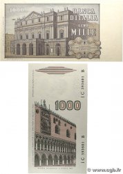 1000 Lire Lot ITALIE  1969 P.101a et P.109a pr.NEUF