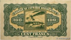 100 Francs FRENCH WEST AFRICA  1942 P.31a VF