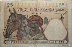 25 Francs AFRIQUE OCCIDENTALE FRANÇAISE (1895-1958)  1939 P.22