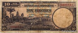 10 Piastres INDOCHINE FRANÇAISE  1947 P.080