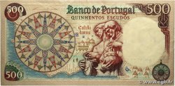 500 Escudos PORTUGAL  1966 P.170a TTB